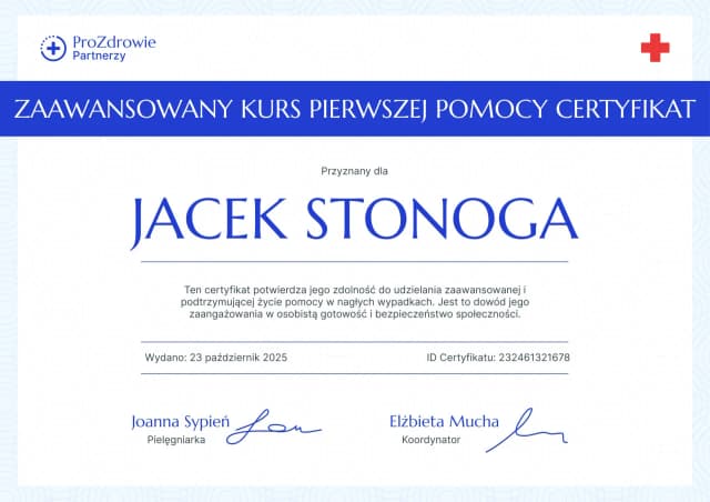Kto może wystawić zaświadczenie o ukończeniu kursu pierwszej pomocy? Kto może wystawić zaświadczenie o ukończeniu kursu pierwszej pomocy?